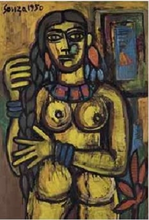 Francis Newton Souza Nude Woman