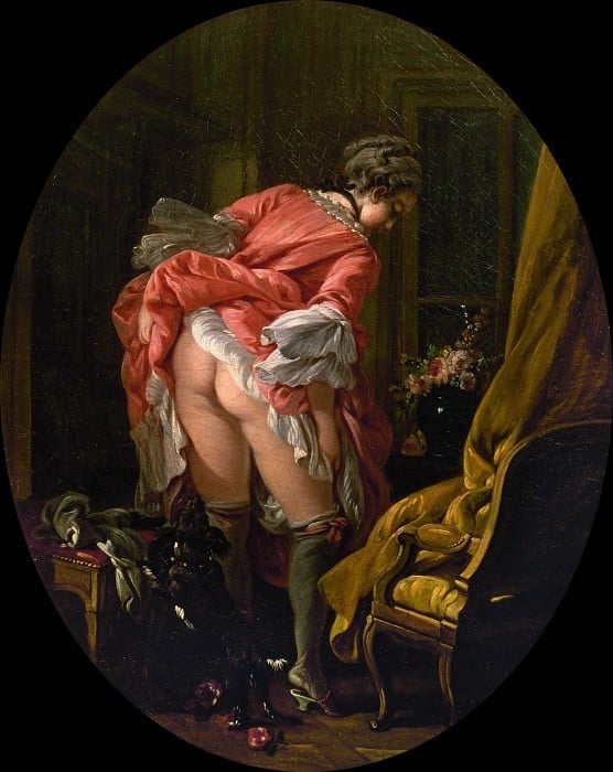 François Boucher: The Raised Skirt, 1742.