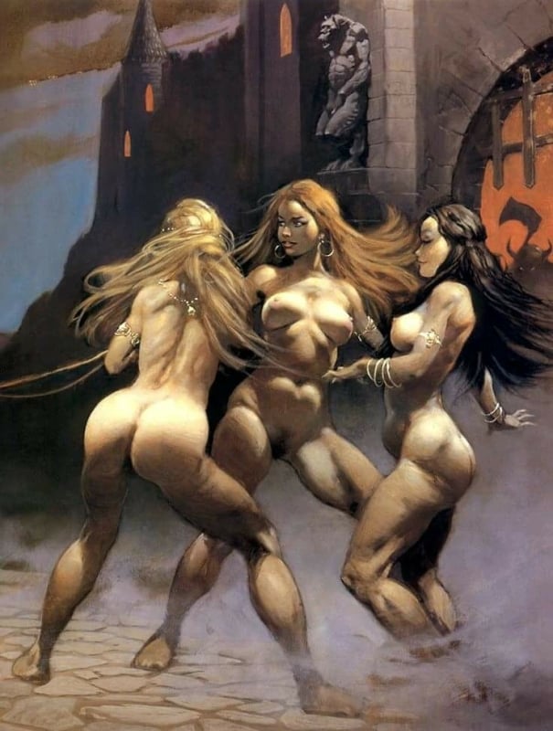 Frank Frazetta Castle of Sin