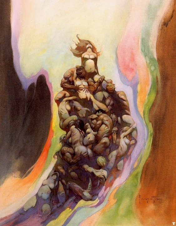 Frank Frazetta painting