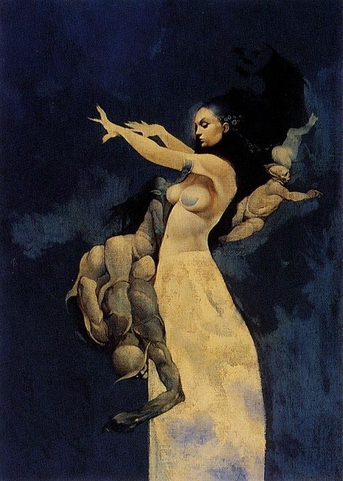 frank frazetta painting erotic