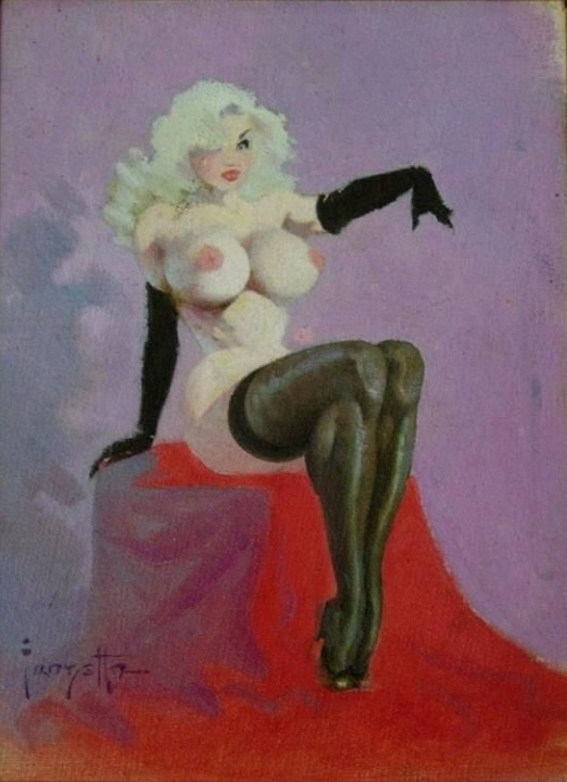 frank frazetta pin up girl