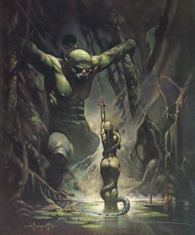 Frank Frazetta Swamp Ogre Frank Frazetta