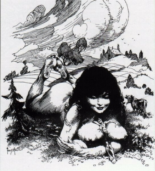 Frank Frazetta The Giantess