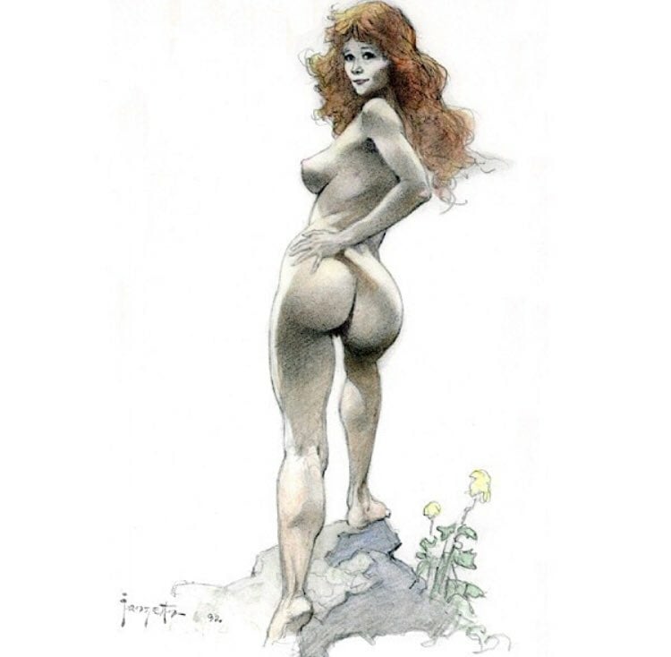 Frank Frazetta The girl that got away