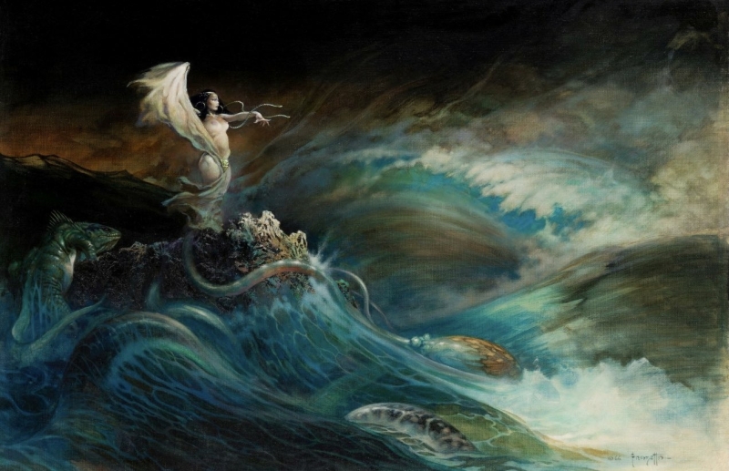 frank frazetta the sea witch