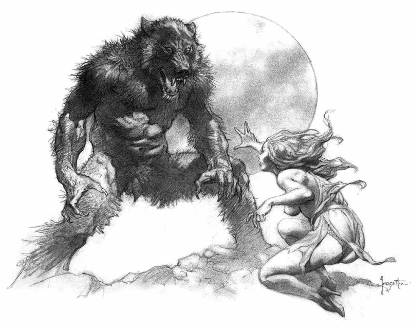 Frank Frazetta Werewolf