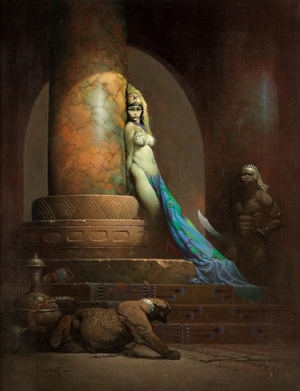 Frank Frazetta’s ‘Egyptian Queen’