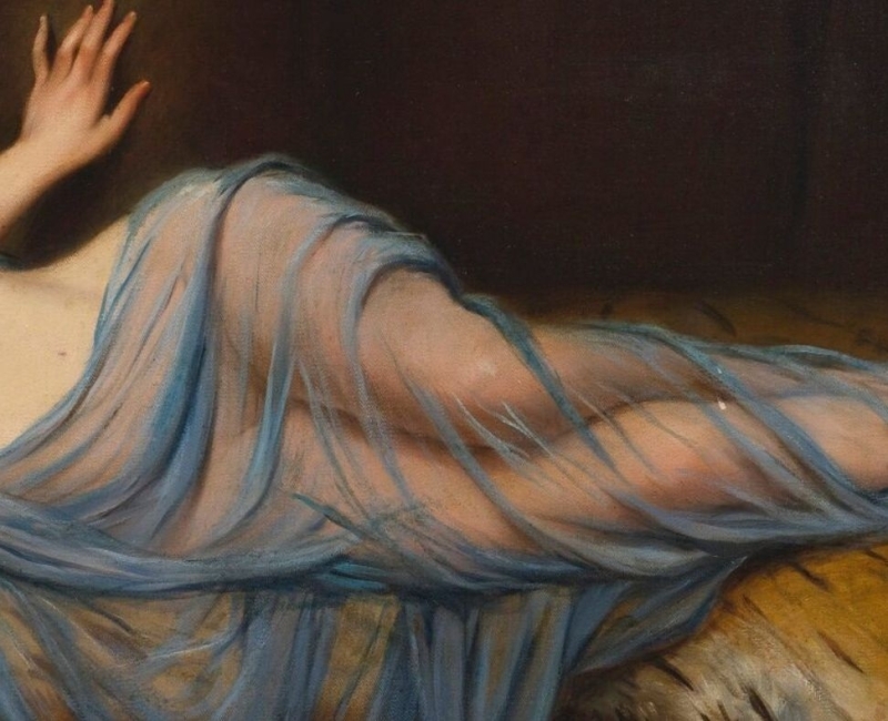 François Martin-Kavel, Femme au Tigre (detail) François Martin-Kavel, Femme au Tigre (detail)