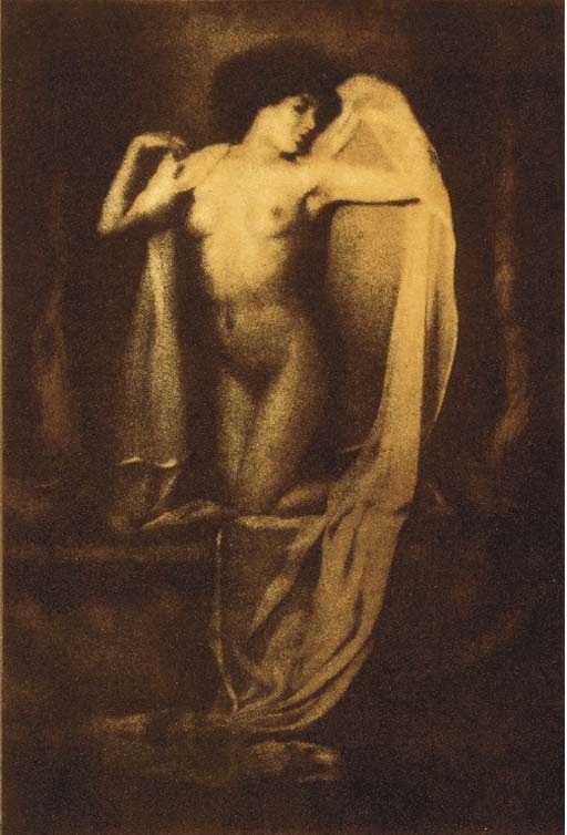 František Drtikol draped nude