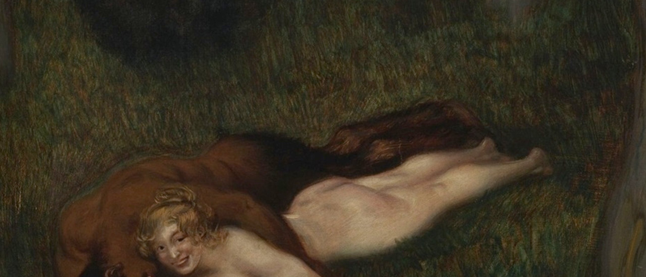 Franz von Stuck, Faun and Nymphe, 1892