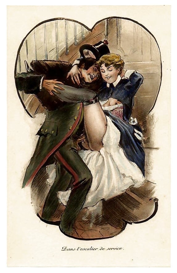 French erotic postcard