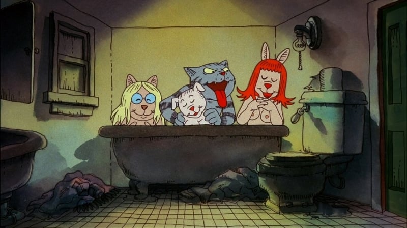 fritz the cat comic art