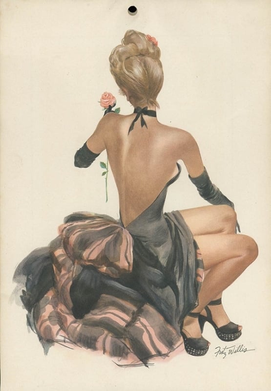 Fritz Willis Esquire calendar for 1948