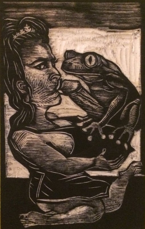 frog kiss by Marc Brunier-Mestas