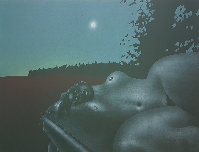 From portfolio Twilight with Karin Szekess by Paul Wunderlich