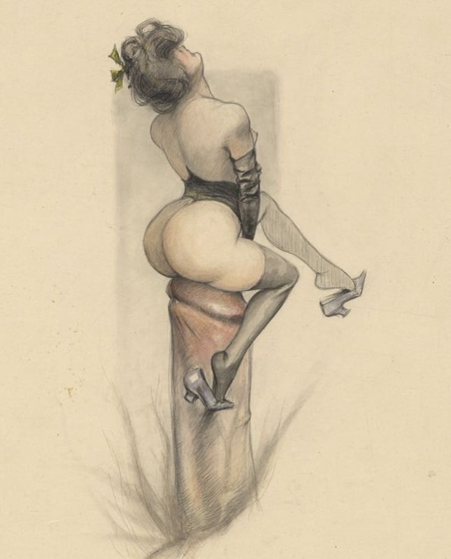 From Visions érotiques (Erotic visions), 1907 by Alvim Correa (detail)