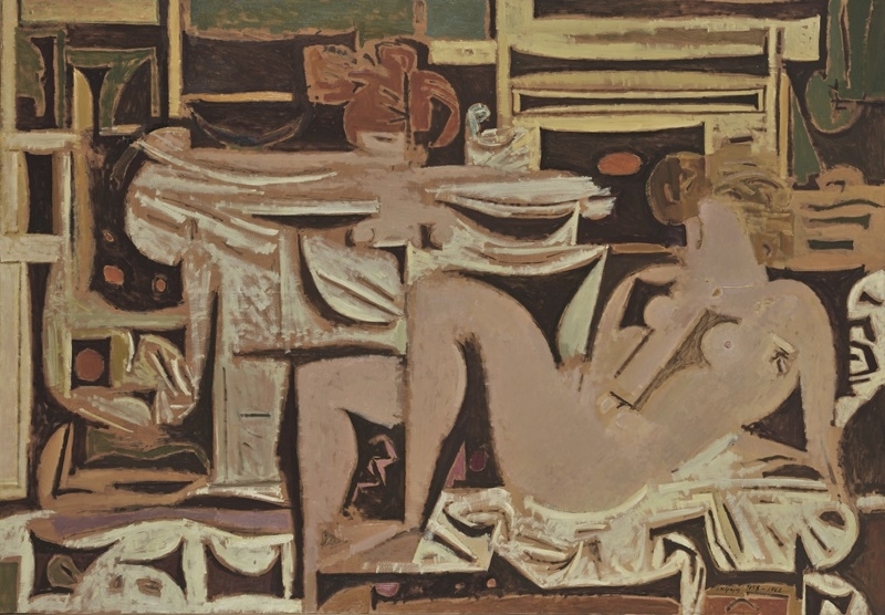 Funerary composition III by Yiannis Moralis