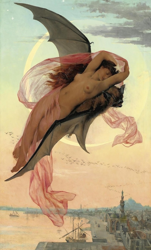 Gabriel Ferrier, Moonlit Dreams, 1874