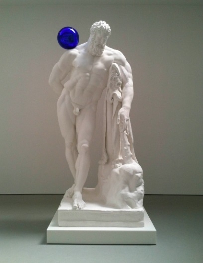 Gazing Ball (Farnese Hercules) by Jeff Koons