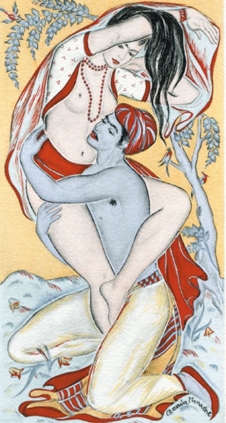 Genia Minache Kama Sutra illustration