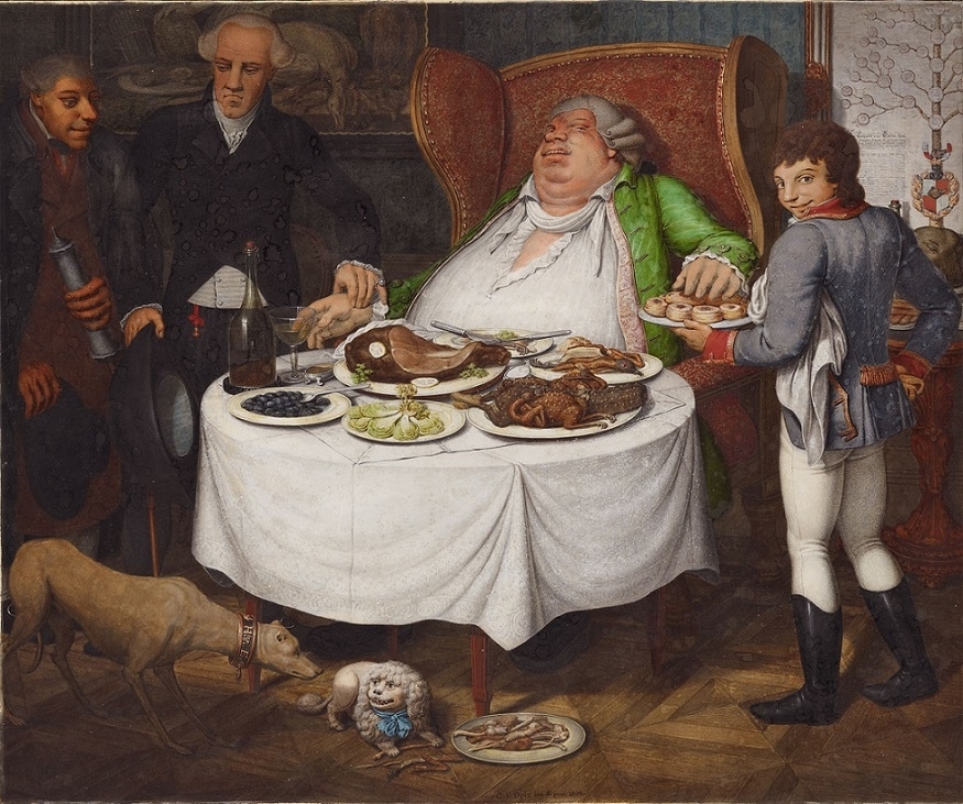 Georg Opiz, The Glutton art