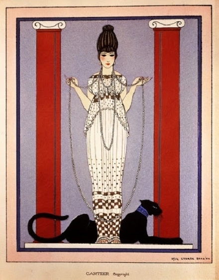 George Barbier design for Cartier