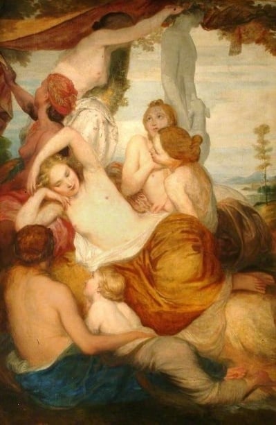 george frederic watts Diana’s Nymphs