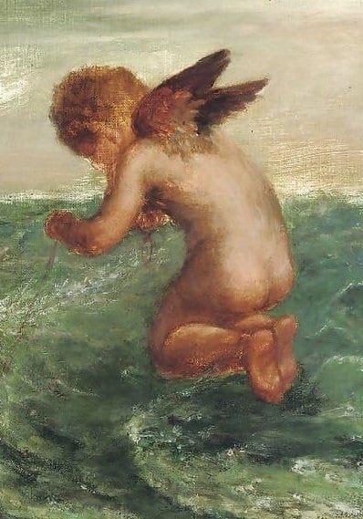george frederic watts Good Luck To Your Fishing