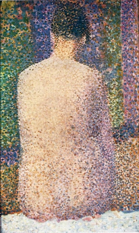 Georges Seurat, Model from the Back, 1886
