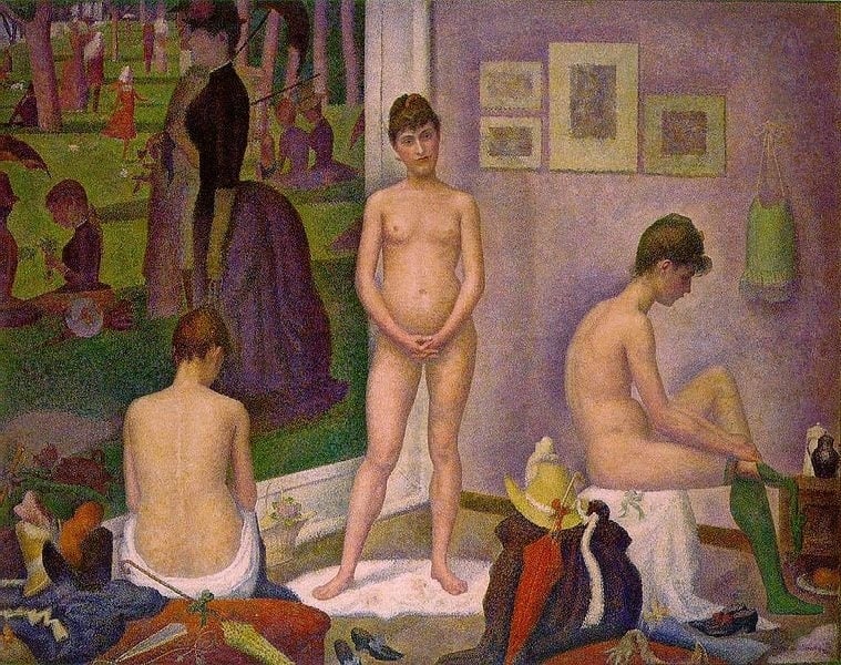 Georges Seurat, The Models, 1888