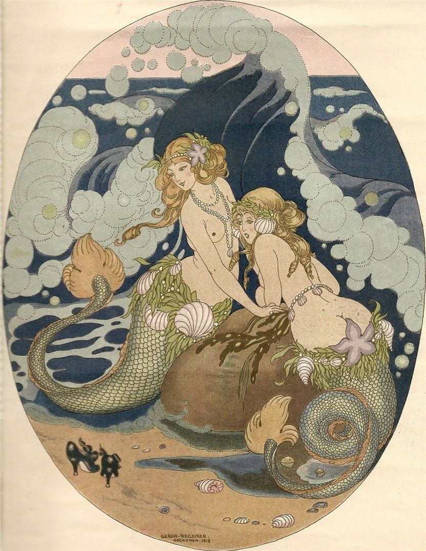 gerda wegener mermaids