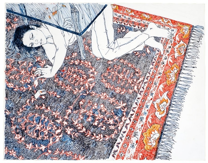 Get on the Floor, drawing by Hope Gangloff