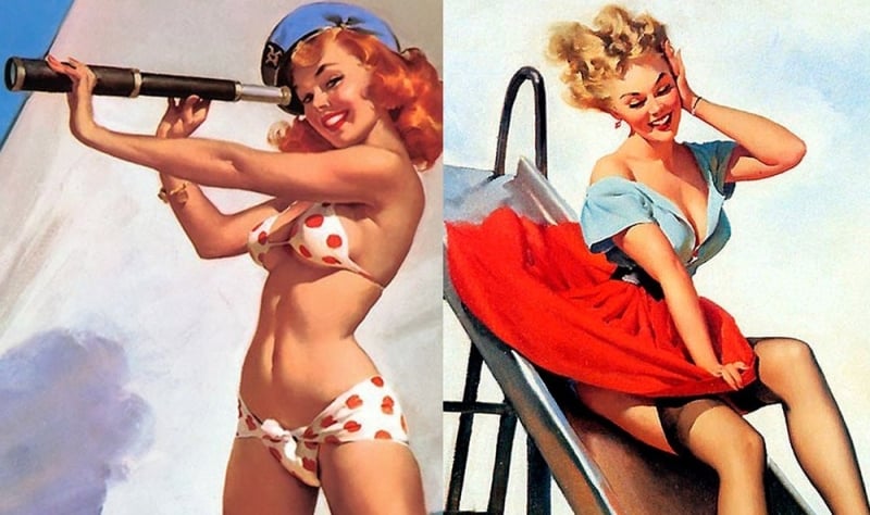 Gil Elvgren - The Classic American Pinup Painter art