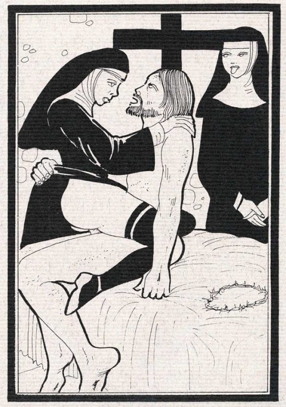 Gilbert Garnon Nuns with Christ.