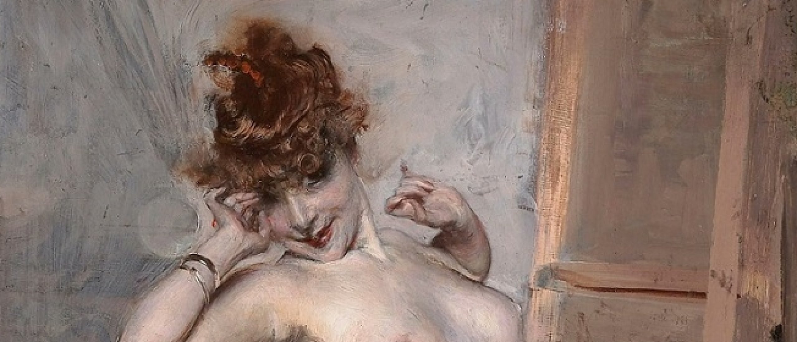 giovanni boldini seated female nude