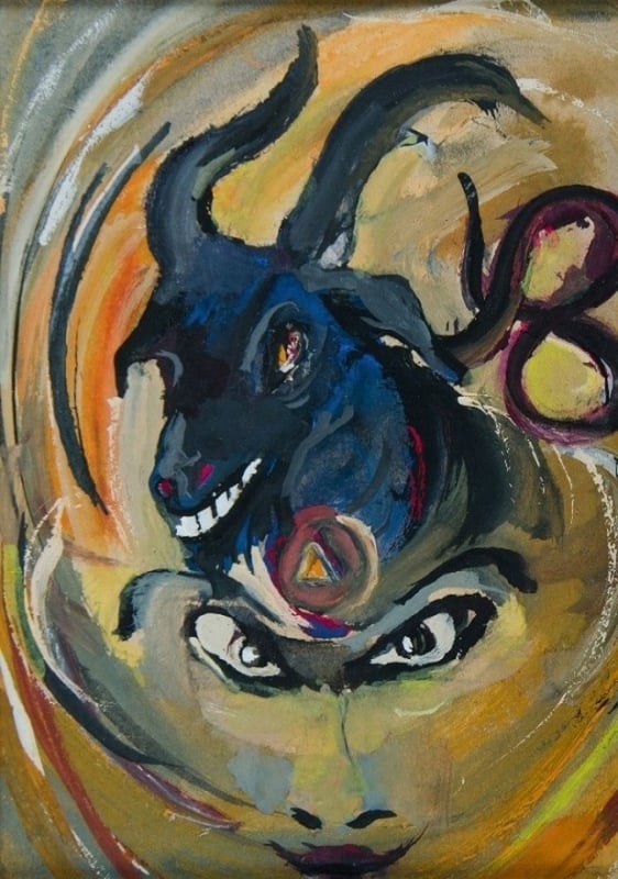 Goat by Rosaleen Norton Goat by Rosaleen Norton