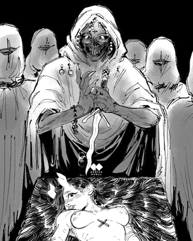 godiva ghoul Fig.65. The Dagger detail demon