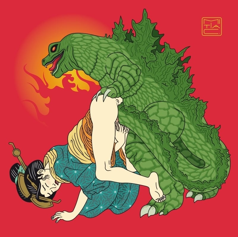 Gojirabu (nuclear power) by Mitia C. Gojirabu (nuclear power) by Mitia C.