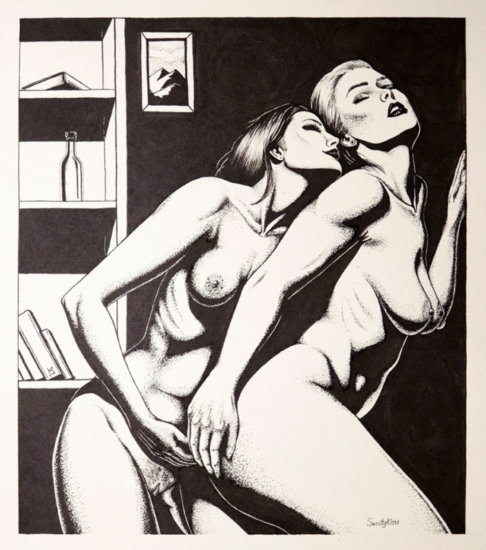 Graphite drawing by Miss Kissa