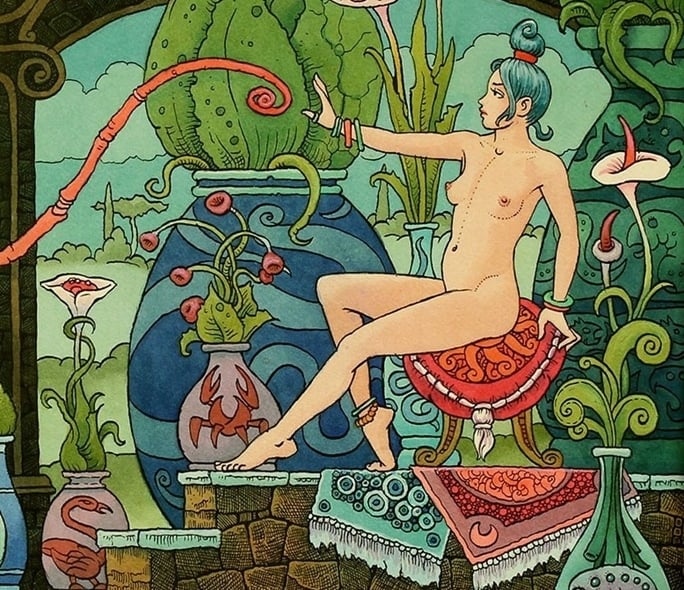 Greenhouse Nude V by Michael Hutter (detail)