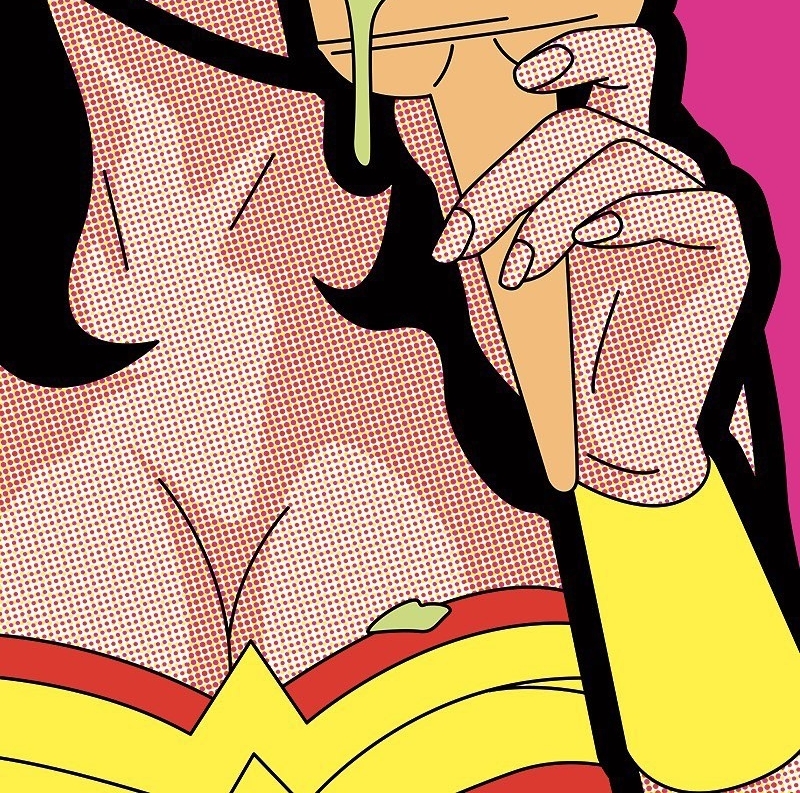 greg guillemin wonderwoman ice cream