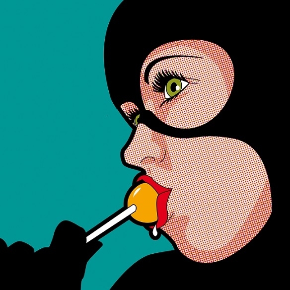 Grégoire Guillemin catwoman with lolliepop