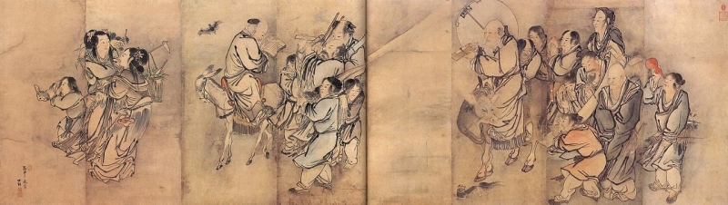 Gunseondo (Nineteen Taoist Immortals) by Danwon