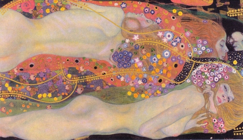 Gustav Klimt Water Snakes II