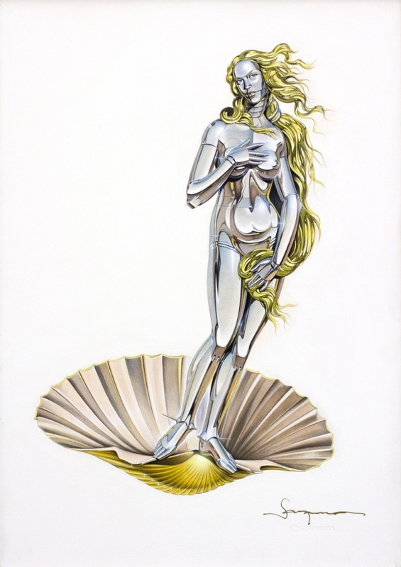 Hajime Sorayama Botticelli’s Venus