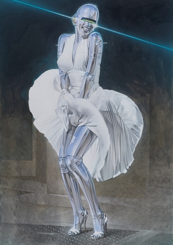Hajime Sorayama Robotic Monroe