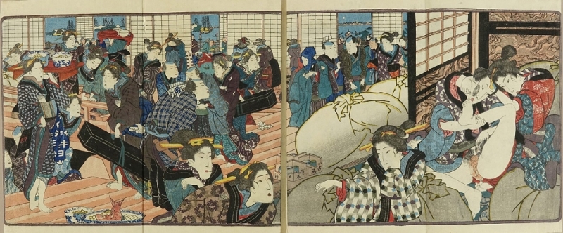 hanagoyomi by Kuniyoshi