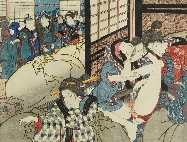 hanagoyomi by Kuniyoshi restaurant (detail)