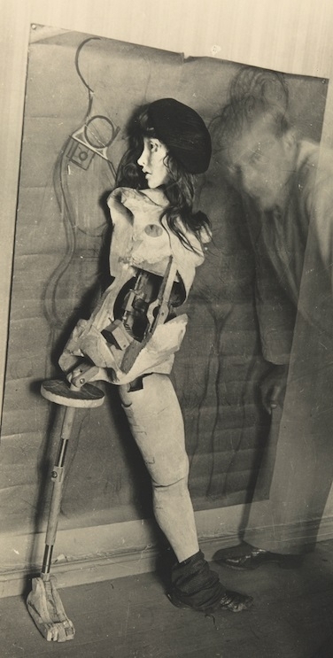 Hans Bellmer with his doll,